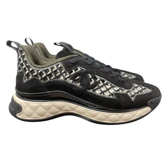 Chanel Sneakers 21C G37126 Size 38 NIB - Picture 1 of 9